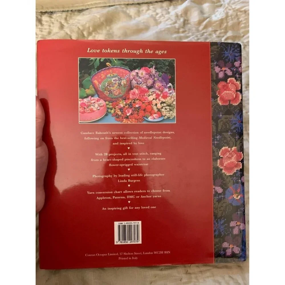 Vintage Romantic Needle Point Craft Book